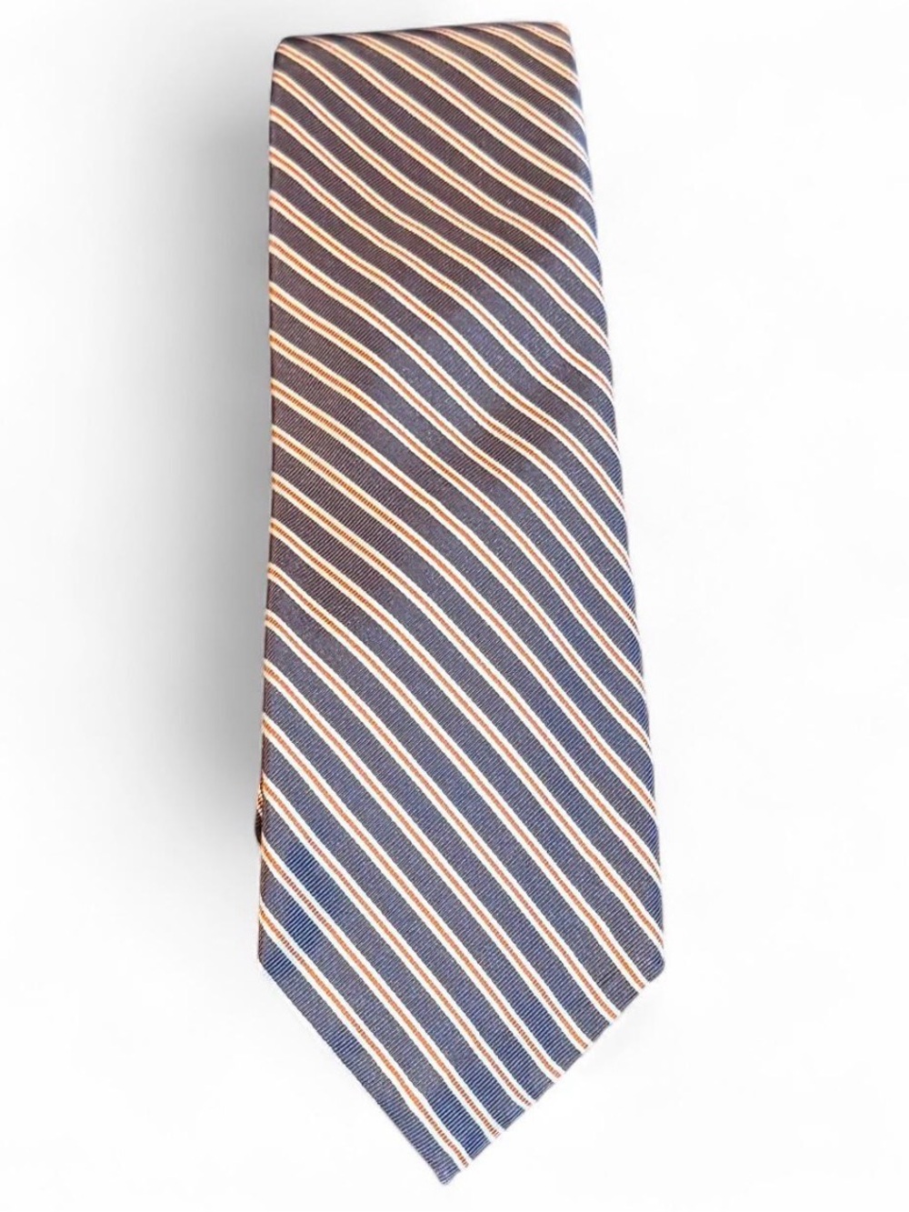 Original Penguin Diagonal Striped Necktie 70% Silk 30% Cotton